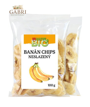 Banán chips neslazený BIO 100g IPJ NATUR 5526