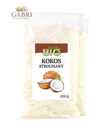 Kokos strouhaný medium BIO 200g IPJ NATUR 5534