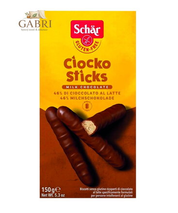 Tyčinky Ciocko Sticks čokoládové 150g Schar bez lepku 3039
