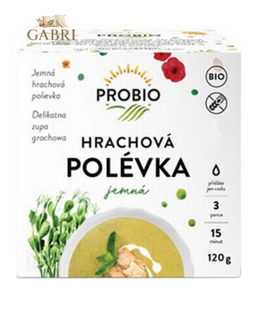 Polévka hrachová jemná BIO 120g Probio bez lepku 1491