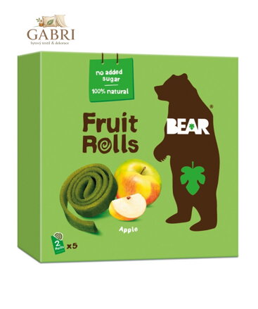 Bear rolls jablko 5x20g bez lepku 1478