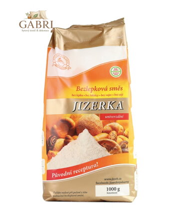 Jizerka zlatá mouka 1kg Jizerské pekárny bez lepku 2890