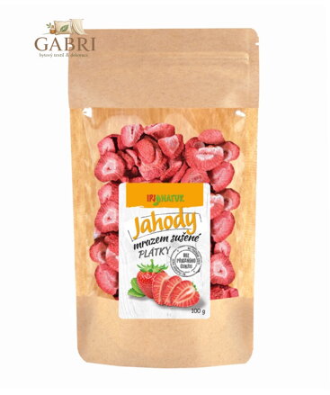 Jahody plátky mrazem sušené 100g IPJ NATUR 2129