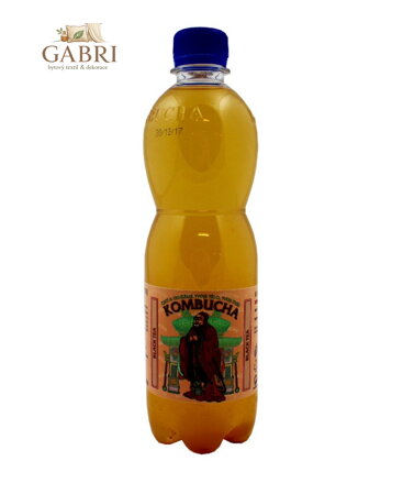 Kombucha 0,5l černý čaj Stev. 73