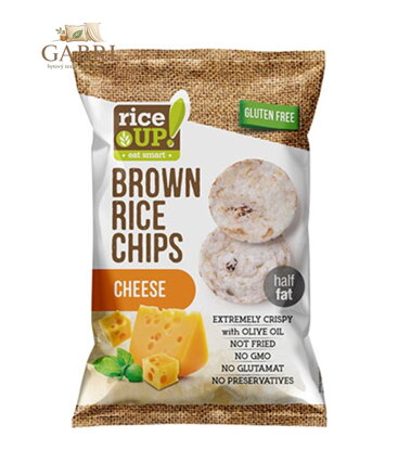 Rýžové chipsy sýr 60g Nuhealth bez lepku 711