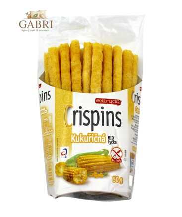 Crispins tyčinky kukuřičné BIO 50g Extrudo bez lepku 2700