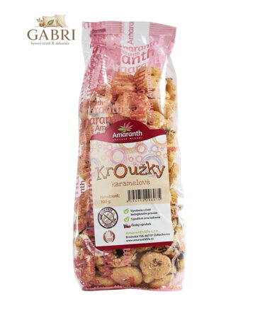 Kroužky karamelové 100g Amaranth bez lepku 133