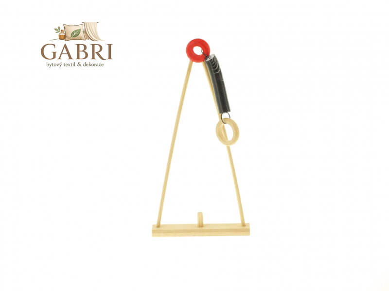 Houpačka k panáčkům dřevěná