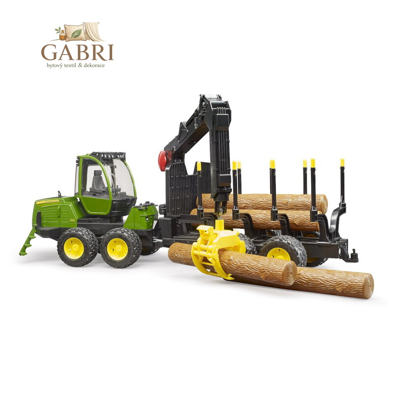 Bruder Přepravník na dřevo JOHN DEERE