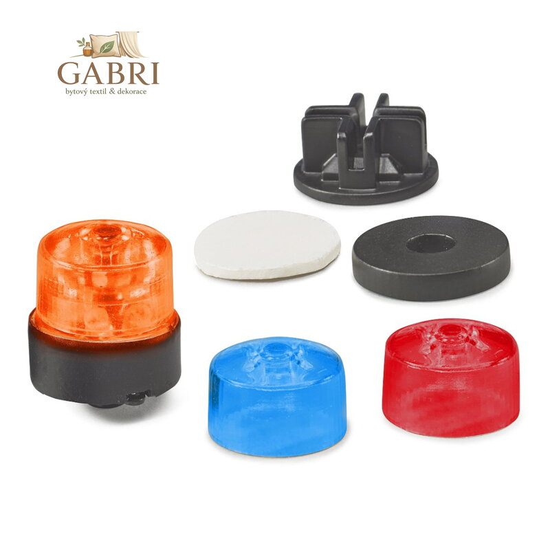 Bruder Rotační maják s kryty 3 barev