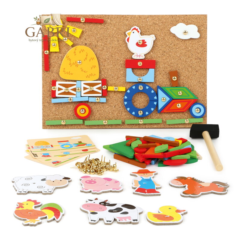 small foot Dřevěná kreativní hra farma