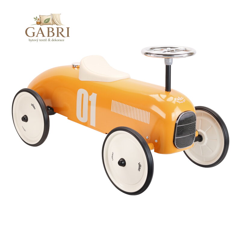 Vilac Vintage kovové odrážedlo oranžové