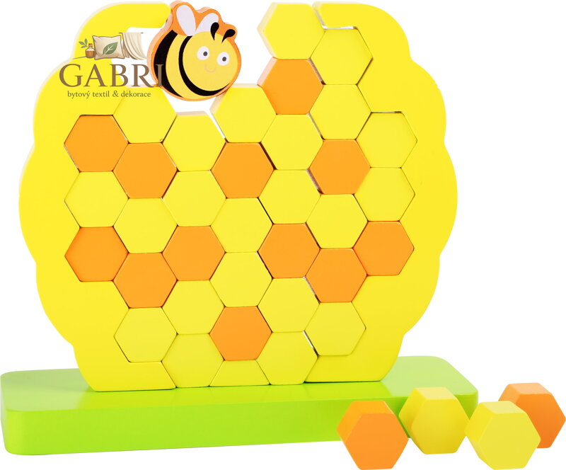 small foot Motorická balanční hračka včelí úl