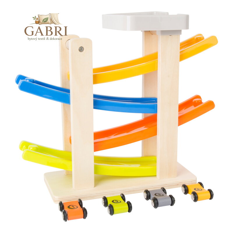 small foot Klip klap dráha s 4 autíčky