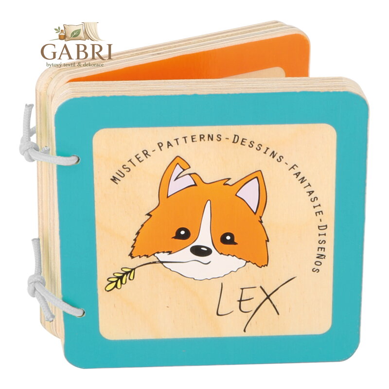 small foot Dřevěná knížka Lex