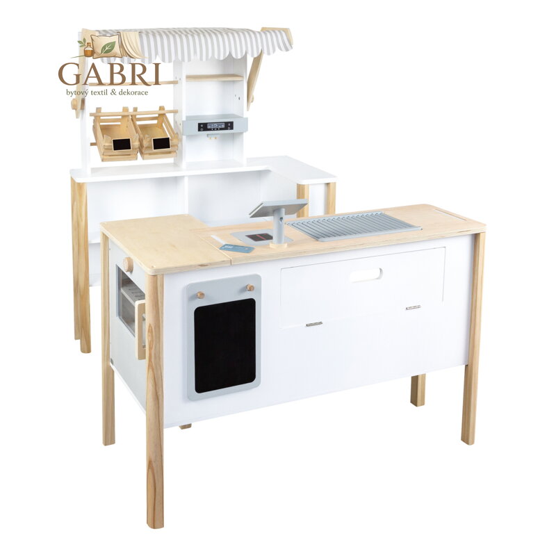 small foot Dřevěný multifunkční stánek Fresh