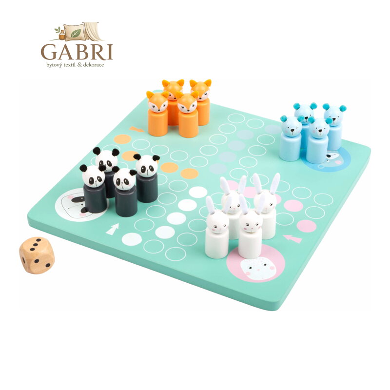 small foot Člověče nezlob se v pastelových barvách