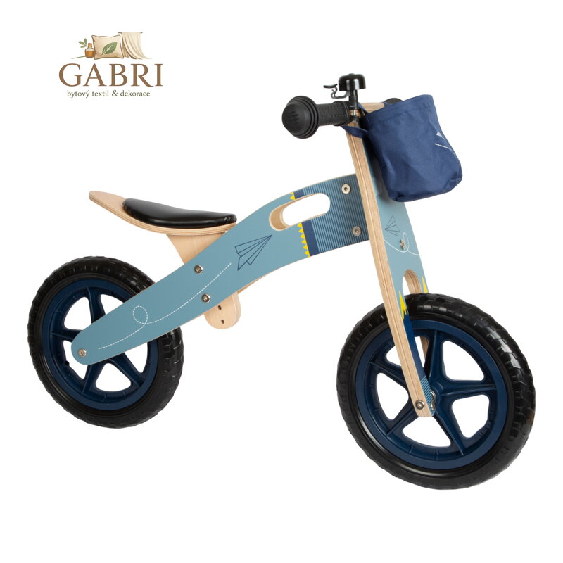 small foot Dřevěné odrážedlo Airplane modré