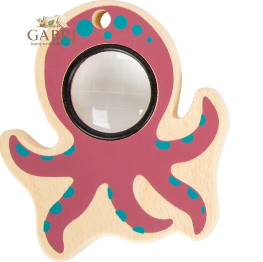 small foot Hračka chobotnice růžová