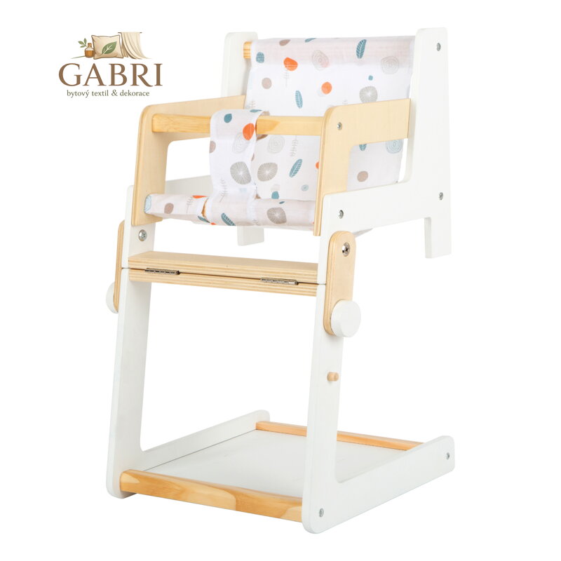 small foot Multifunkční židlička pro panenky Little Button