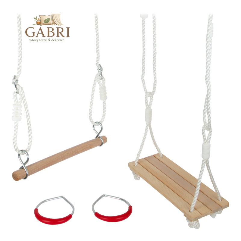 small foot Dřevěná houpačka 3v1