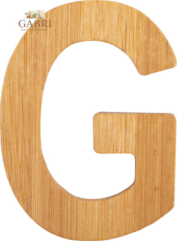 small foot Bambusové písmeno G