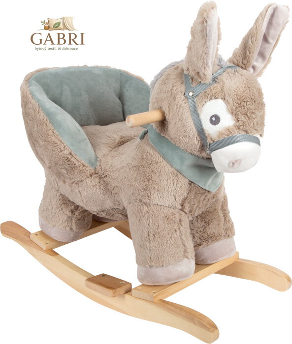 small foot Houpací oslík s opěrkou