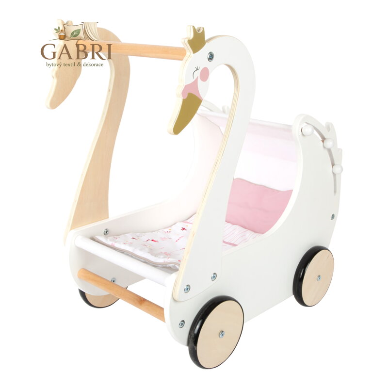 small foot Kočárek labuť