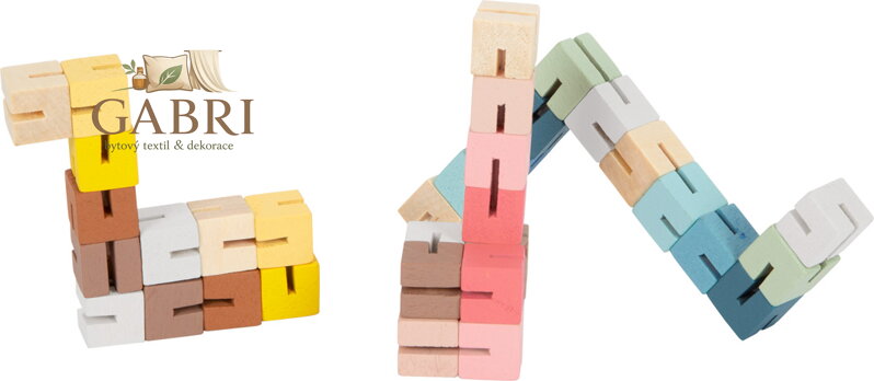 small foot Dřevěný hlavolam magický had 1 ks