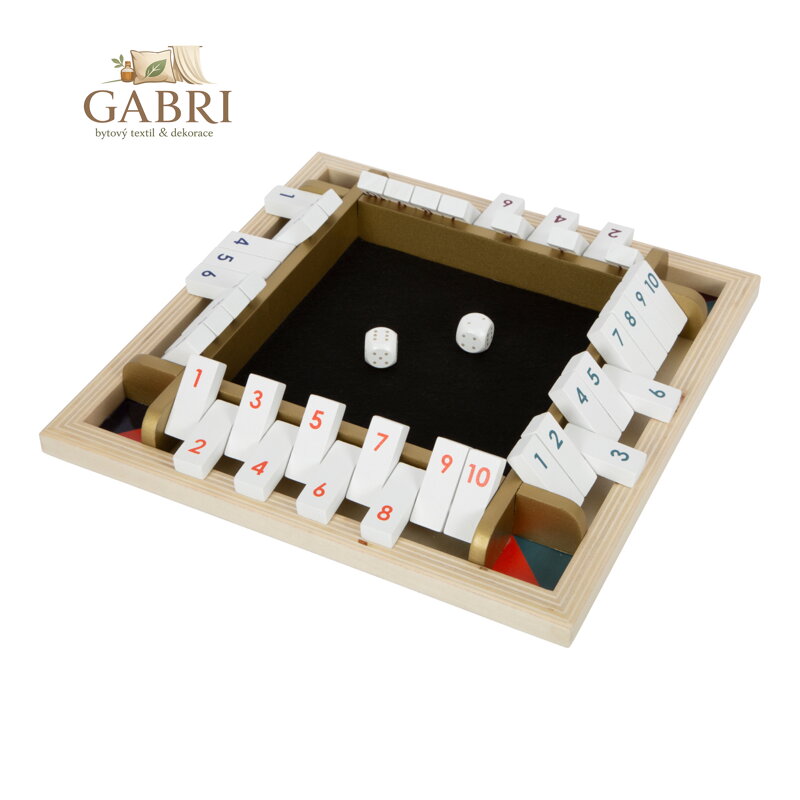 small foot Dřevěná kostková hra Zlatá edice