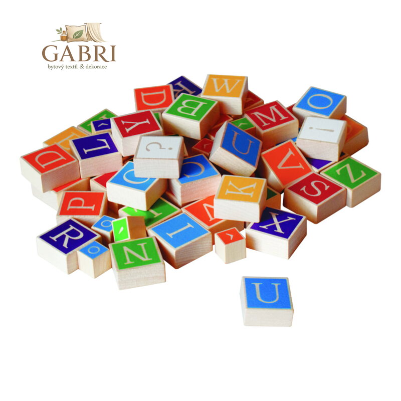 Detoa Dřevěná abeceda