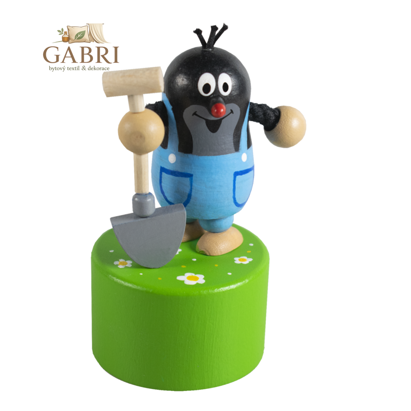 Detoa Mačkací Krtek s rýčem