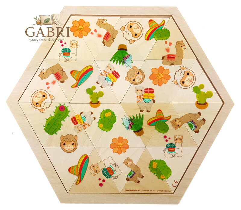 Hess Puzzle mozaika Lama 24 dílků