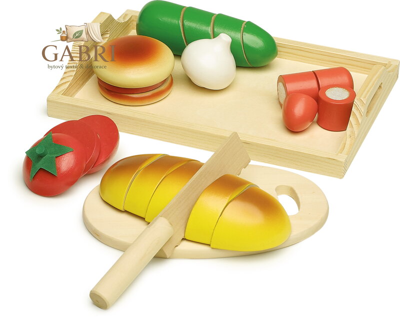 small foot Dřevěná krájecí svačinka - poškozený obal