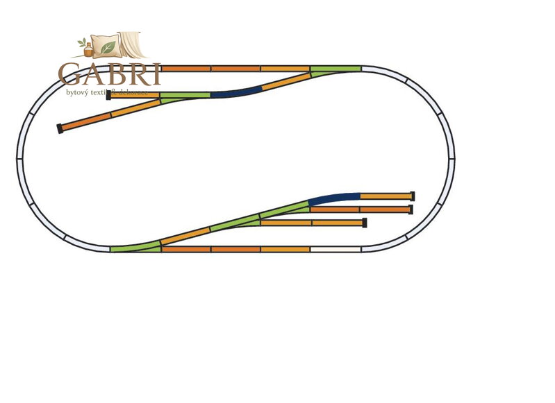 Piko Sada kolejí D (kusé koleje) - 55330