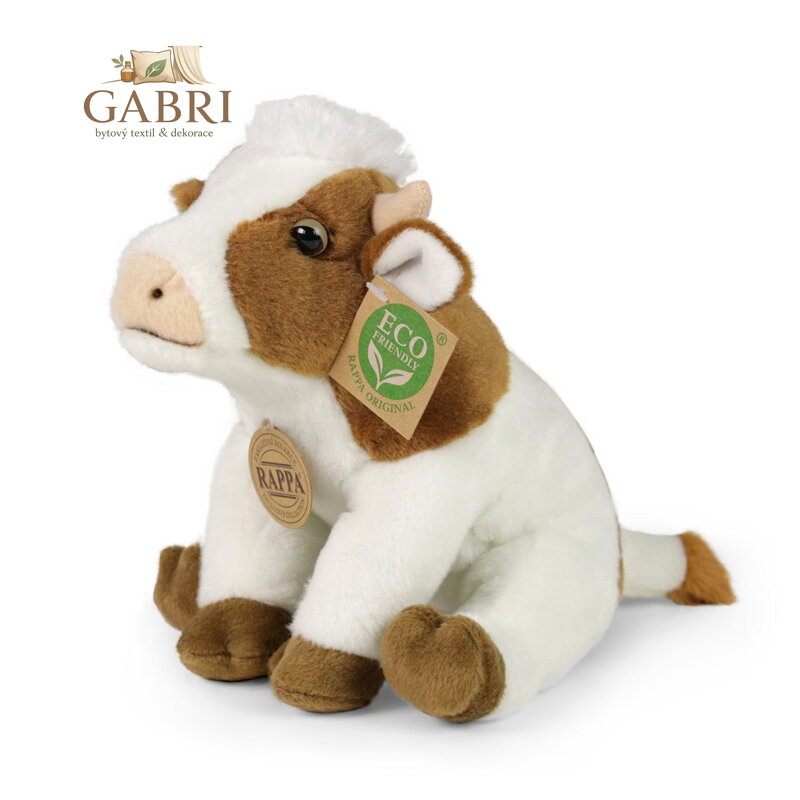 Rappa Plyšová kráva 18 cm ECO-FRIENDLY