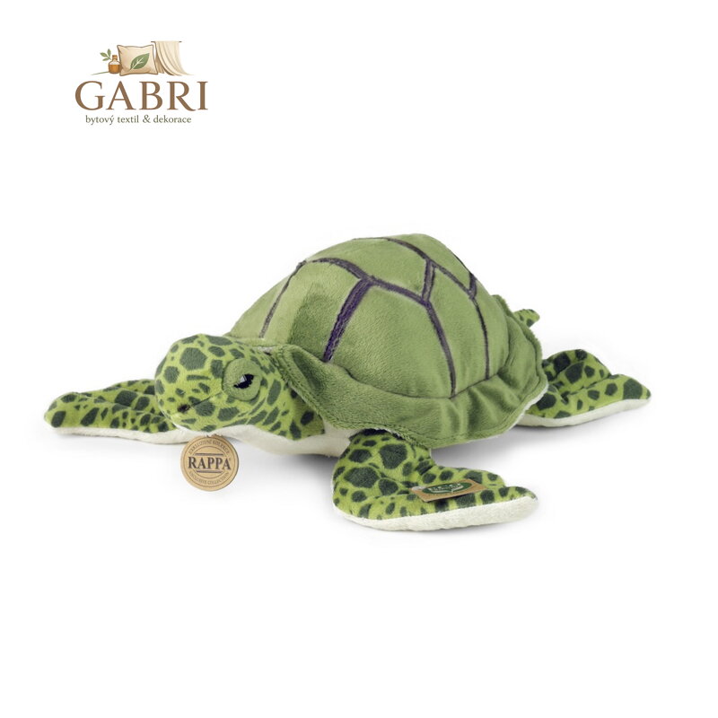 Rappa Plyšová želva mořská 25 cm ECO-FRIENDLY