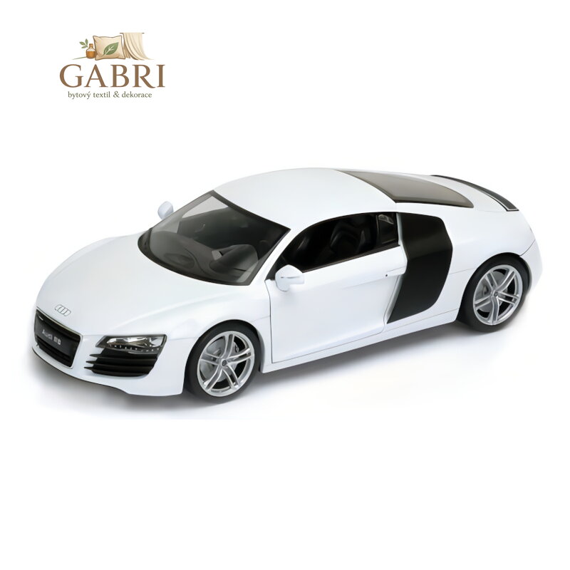 Welly Audi R8 1:24 bílé