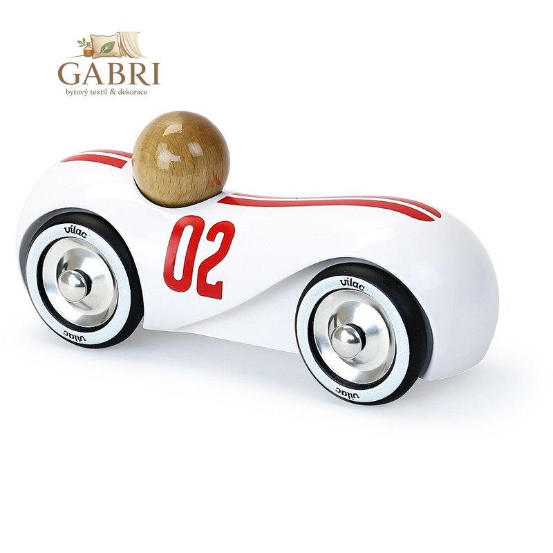 Vilac Dřevěné auto Streamline vintage bílé