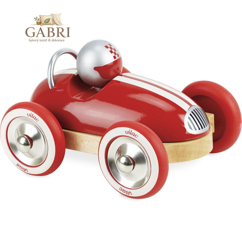 Vilac Dřevěné auto Roadster vintage červené