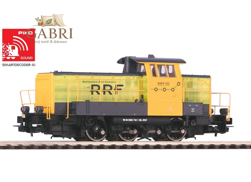 Piko Dieselová lokomotiva vč. dig. dekodéru 102 (Rh 7300) RRF VI - 96468