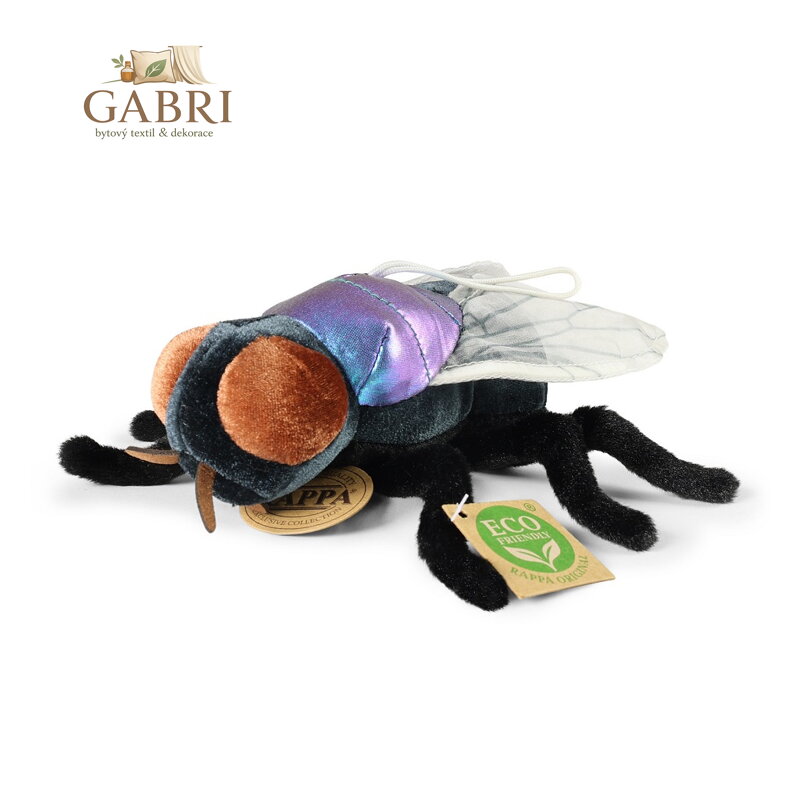 Rappa Plyšová moucha 17 cm ECO-FRIENDLY