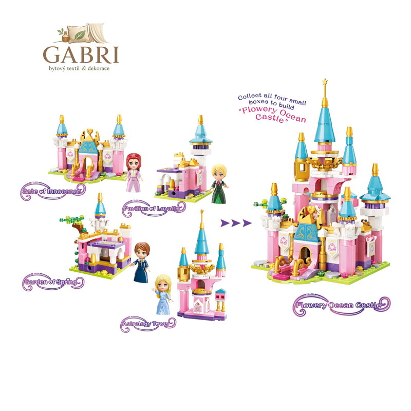 Qman Princess Leah 2613 Zámek 1 část