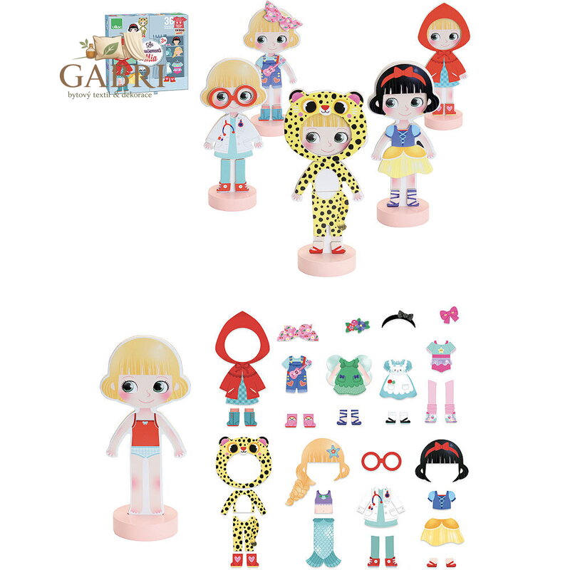 Vilac Magnetické oblékací puzzle designérka Mia