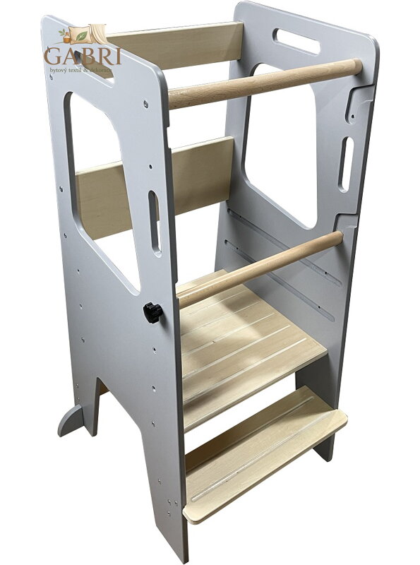 2Kids Toys Rostoucí učící věž šedá