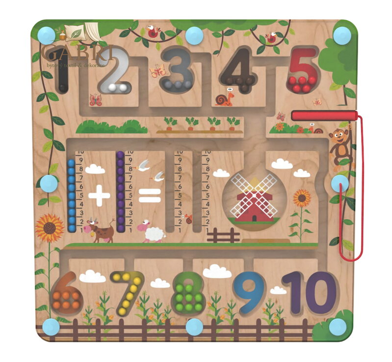 2Kids Toys Magnetická hrací deska Matematika