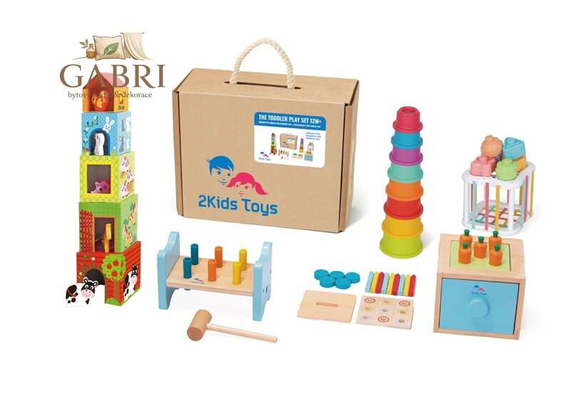 2Kids Toys Dárkový set hraček pro nejmenší 12m+