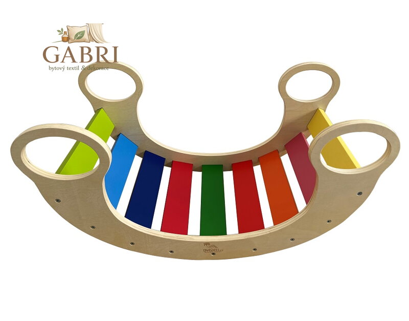 2Kids Toys Montessori duhová houpačka