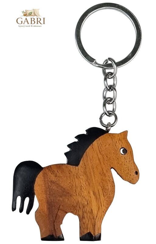 2Kids Toys Dřevěná klíčenka velká Kůň