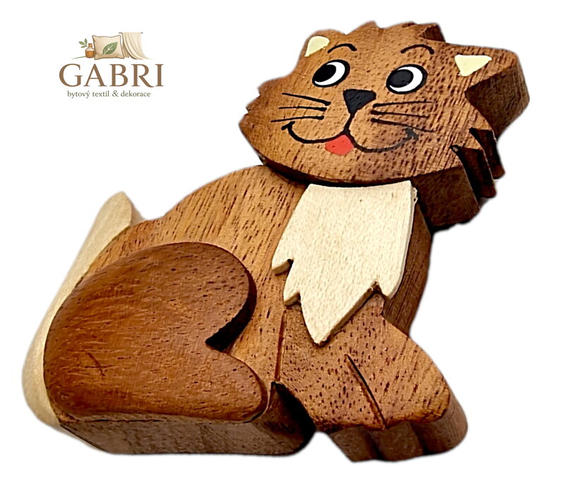 2Kids Toys Dřevěná magnetka velká Kočka